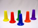 Colorful cones