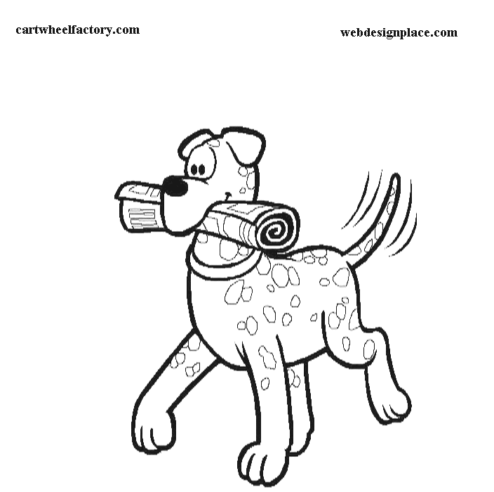 All kinds of DOGS to color