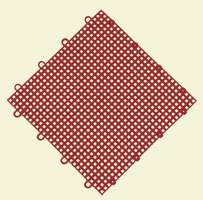 free flow tile garage flooring