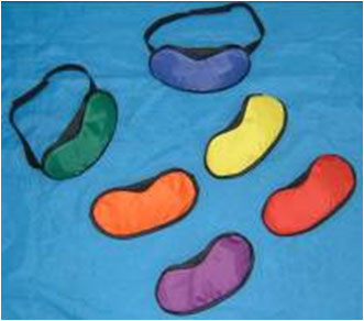Blindfolds - set of 6 colors
