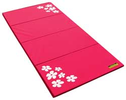 pink gym mat