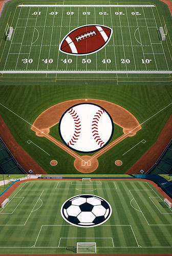 football field padding