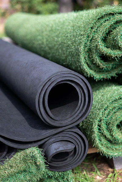 artificial turf padding