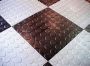 checkerboard floor tiles